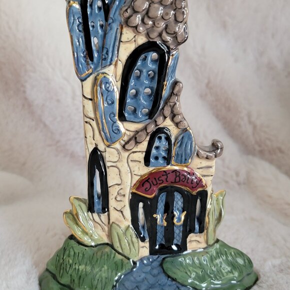 2003 Blue Sky Clayworks Halloween Just Batty House Heather Goldminc Tea Candle - Picture 3 of 16